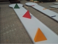 Mini-golf courts and shapes